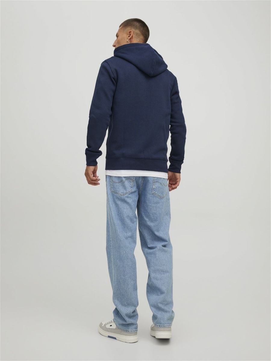 FELPA Uomo JACK&JONES 12210830 STAR NAVY