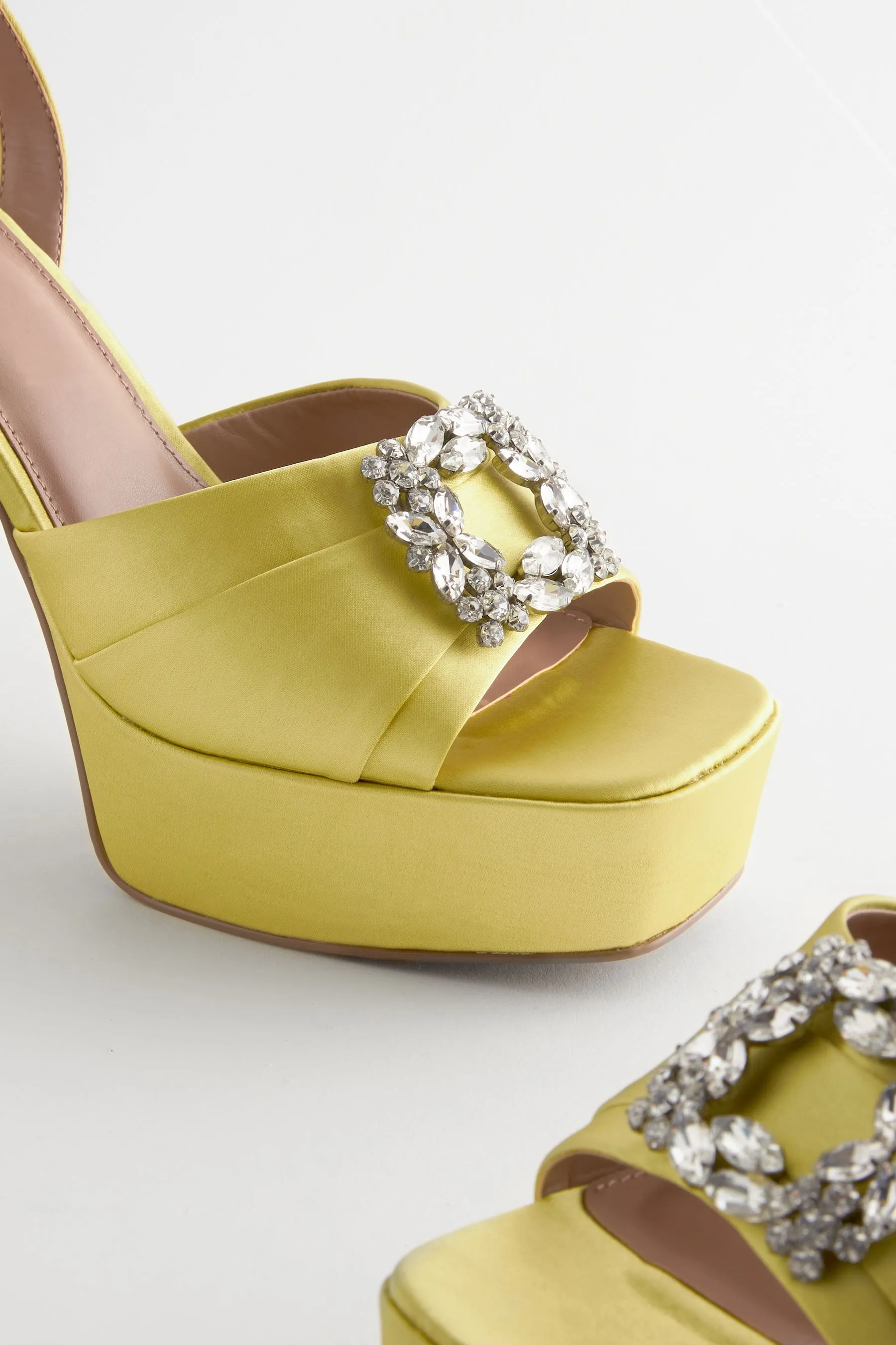 Forever Comfort® - Sandali con zeppe gioiello