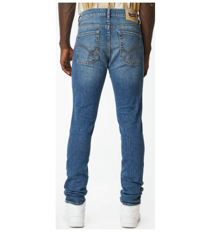GAS JEANS SAX ZIP UOMO