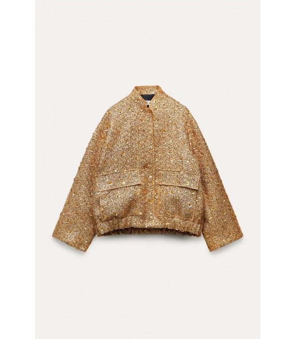 Giacca gold-pailettes