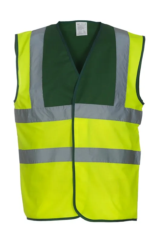 Gilet di sicurezza a 2 strisce Fluo