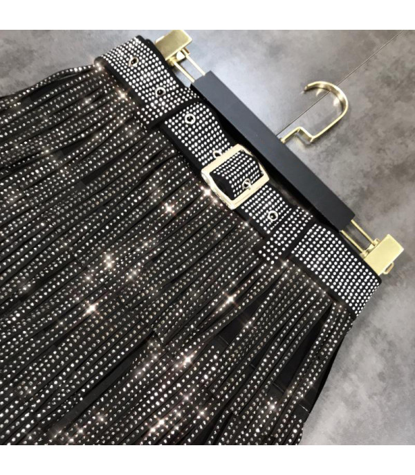 Gonna frange superstrass Ilanya
