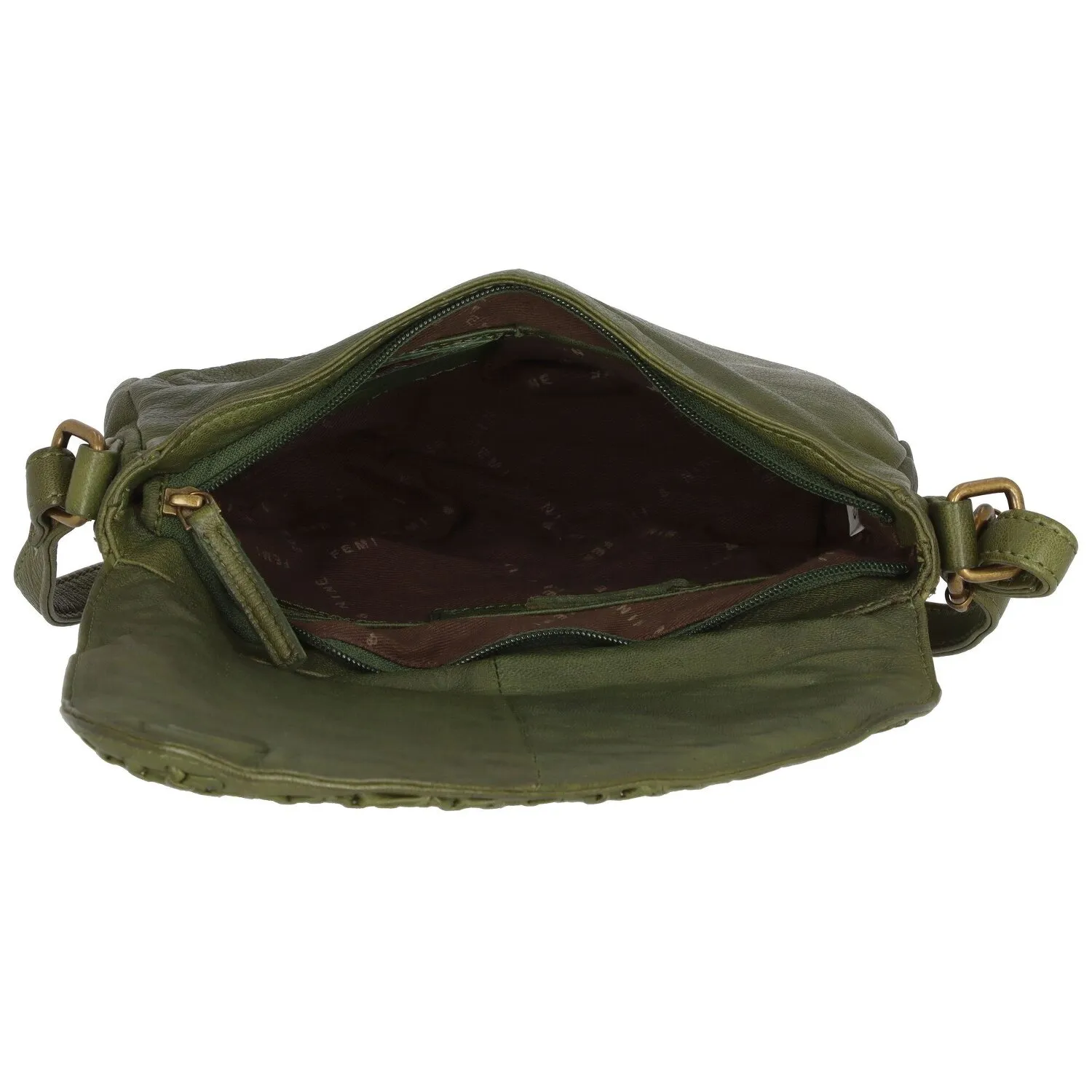 Greenland Nature Femi & Nine Borsa a tracolla in pelle 24 cm