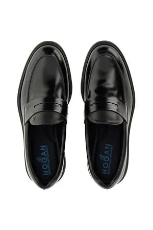 HOGAN Calzature,Mocassini Mocassino nero 