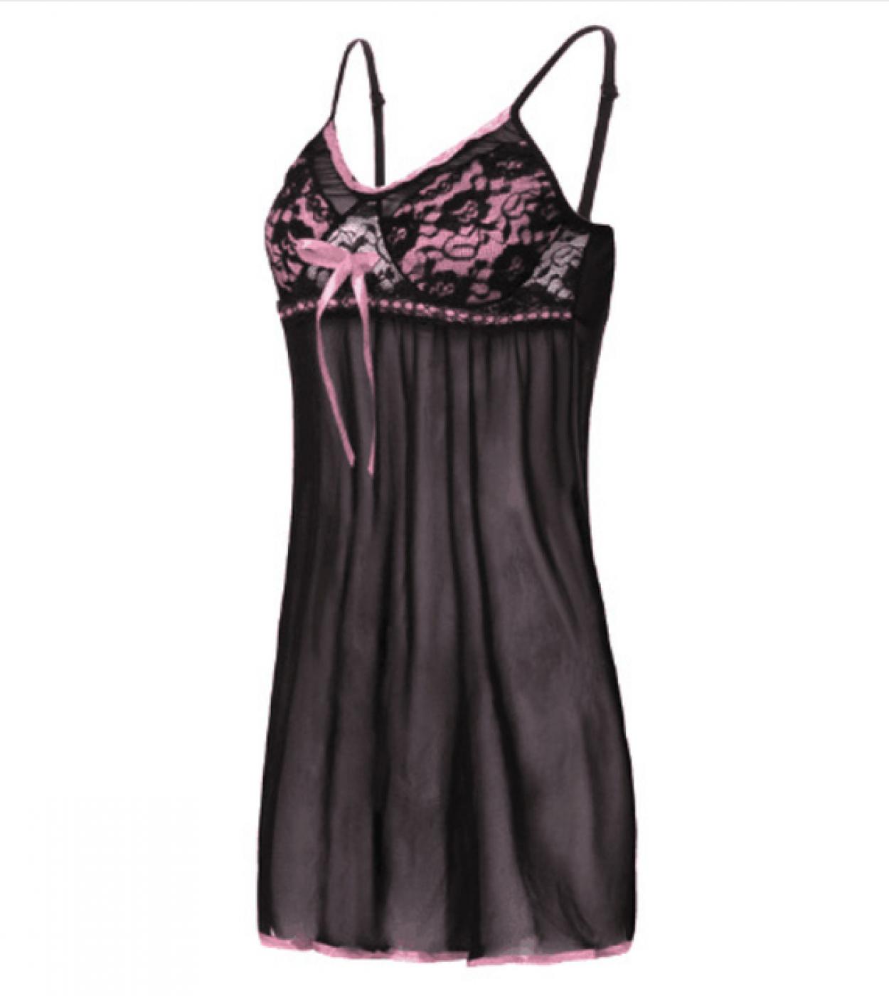 Intimo Donna Camicia da notte Maglia trasparente Lingerie Pizzo Babydoll Abito Taglie forti Pigiama per adulti porno