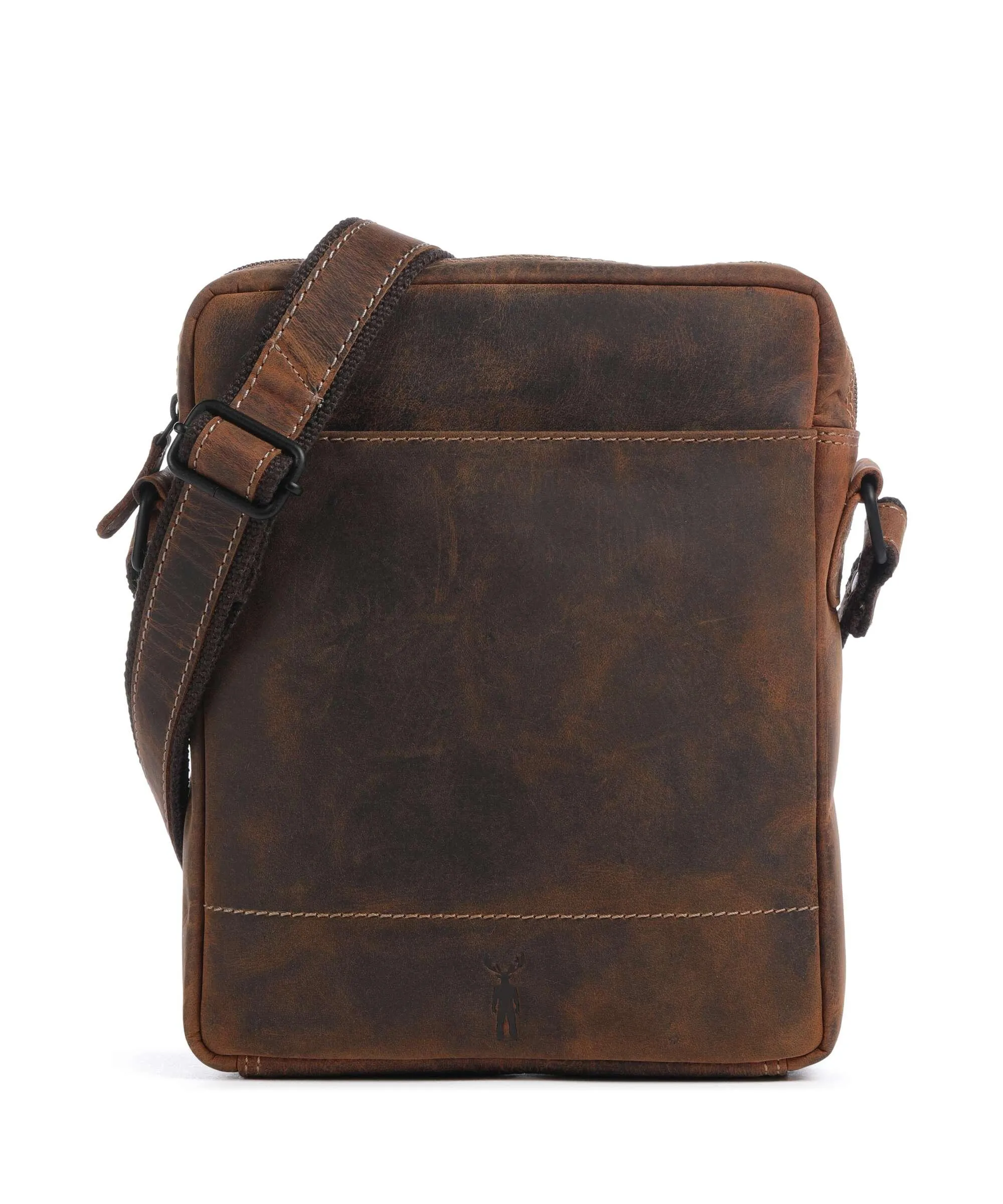  Jack Kinsky Baltimore 2 Borsa a tracolla pelle cognac  