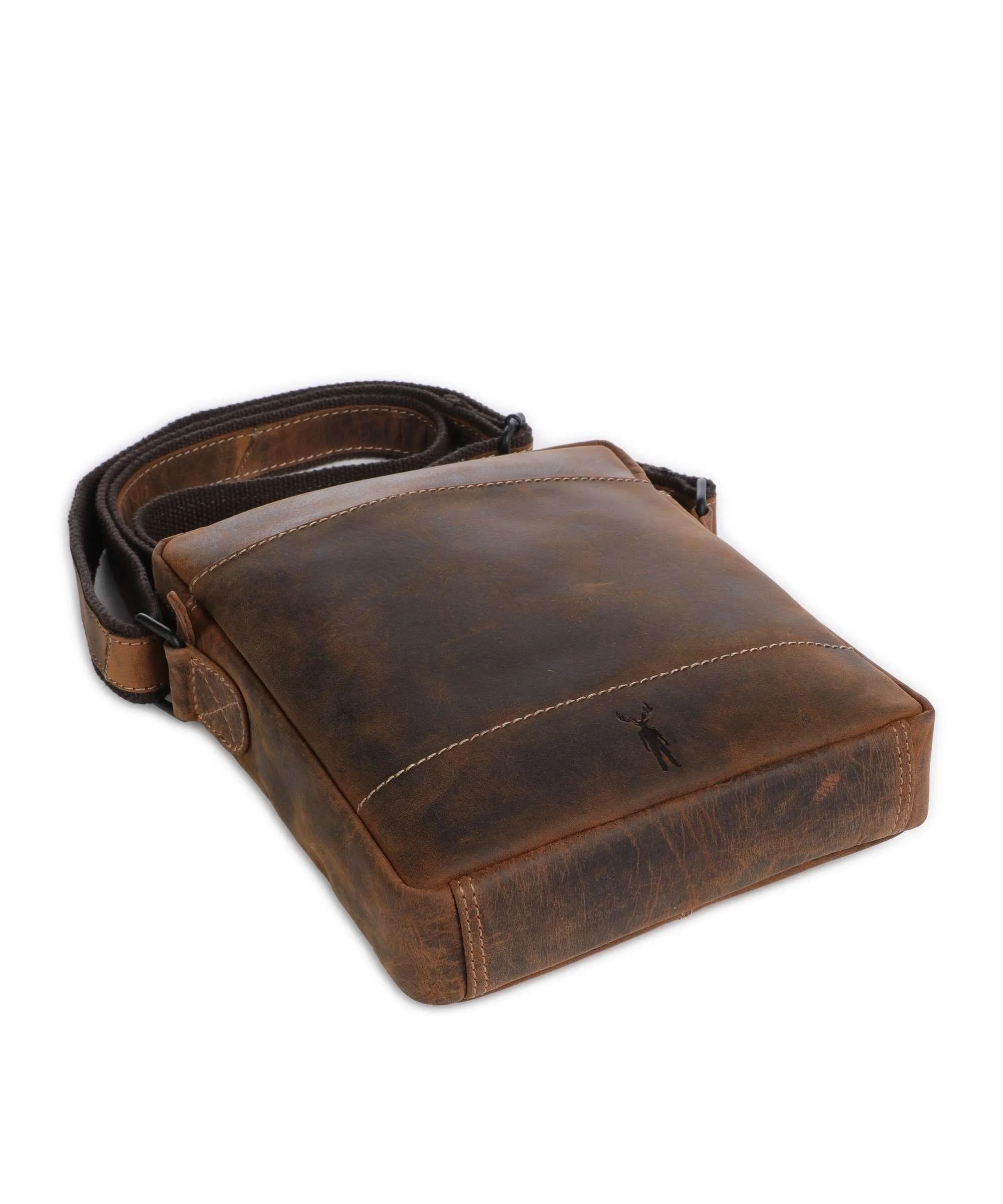 Jack Kinsky Baltimore 2 Borsa a tracolla pelle cognac  
