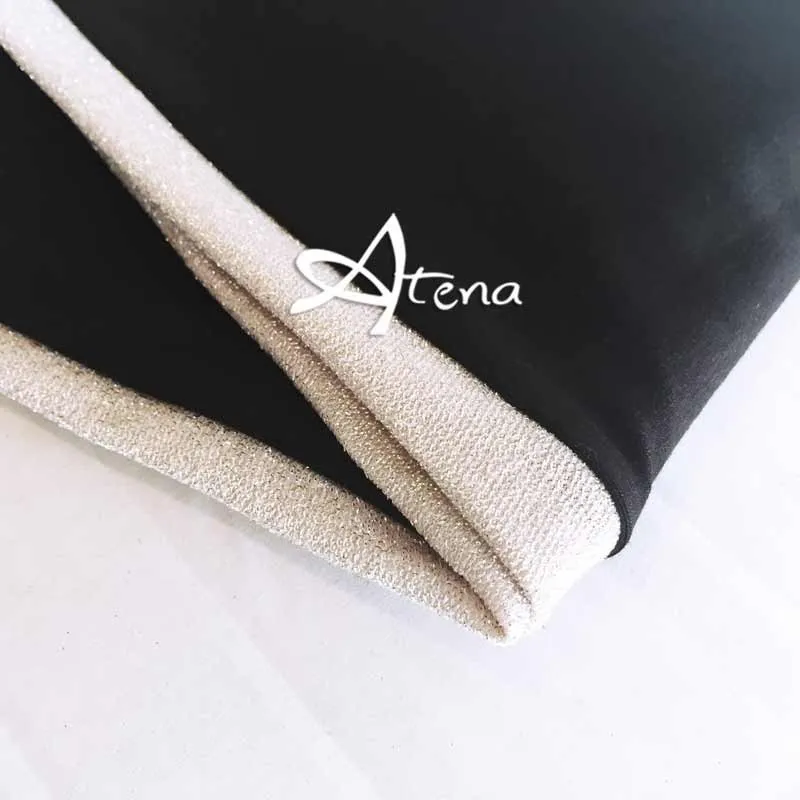  Jadea Jadea leggings con banda lurex argento o bronzo 4175