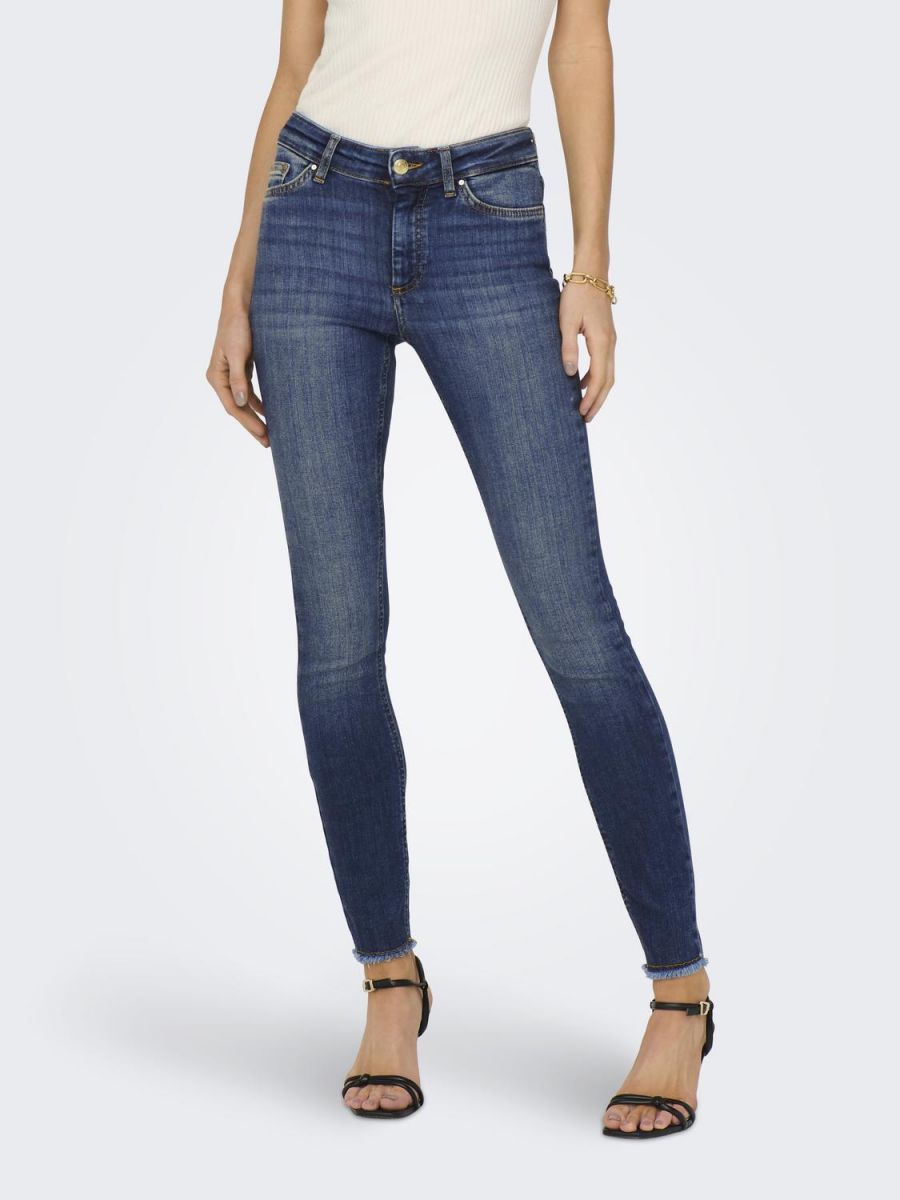 JEANS Donna ONLY 15266225 BLUSH MD SK MEDIUM BLUE DENIM