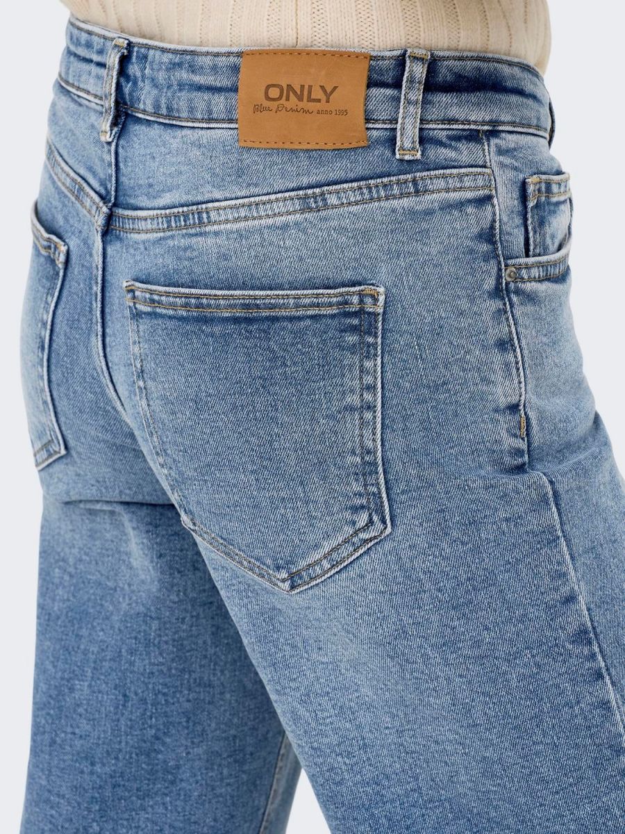 JEANS Donna ONLY 15280466 JUICY WIDE LIGHT BLUE DENIM
