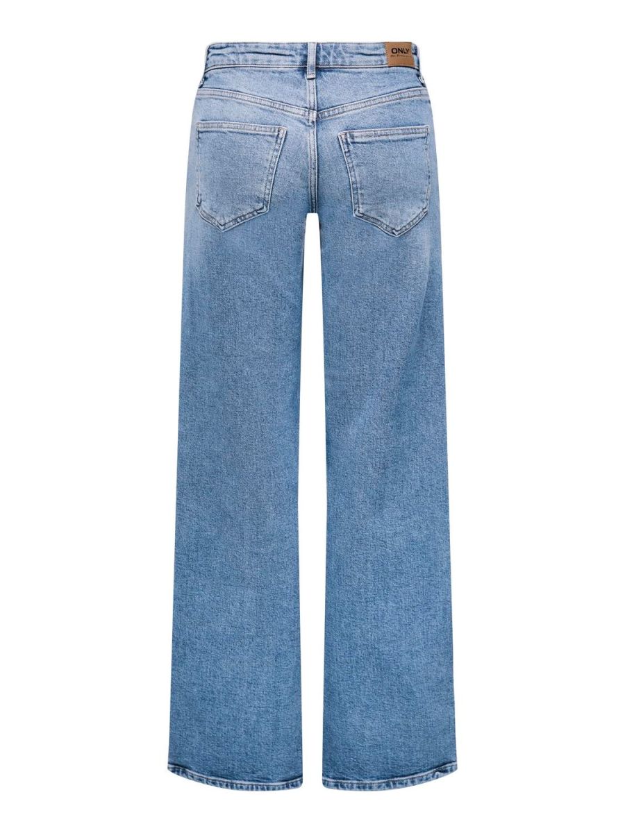 JEANS Donna ONLY 15280466 JUICY WIDE LIGHT BLUE DENIM