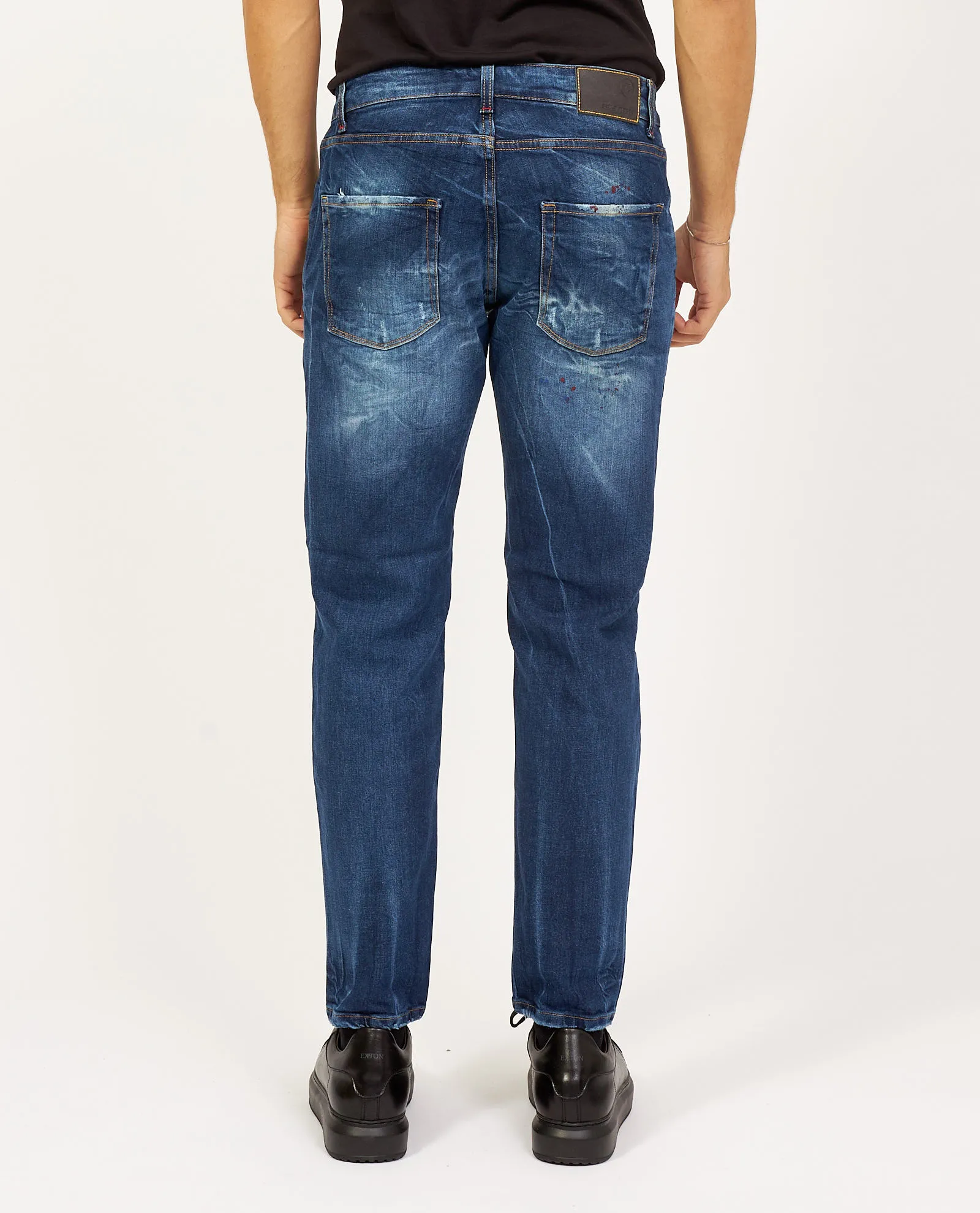 Jeans slim fit SetteMezzo modello capri a 5 tasche