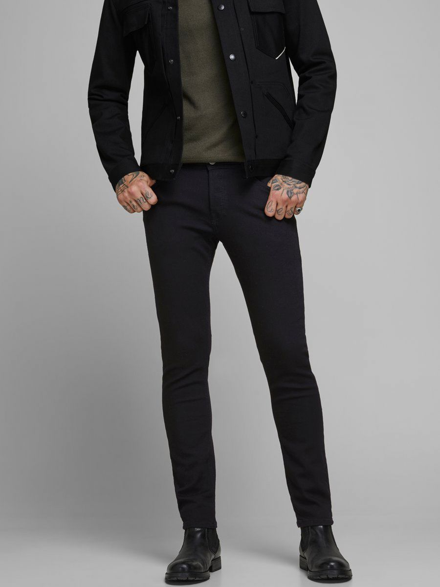JEANS Uomo JACK&JONES 12152346 GLENN BLACK DENIM