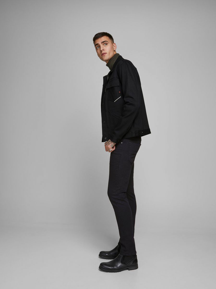 JEANS Uomo JACK&JONES 12152346 GLENN BLACK DENIM