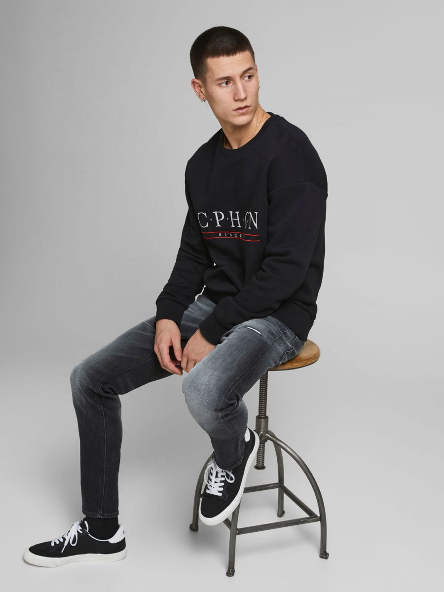 JEANS Uomo JACK&JONES 12194532 GLENN BLUE DENIM