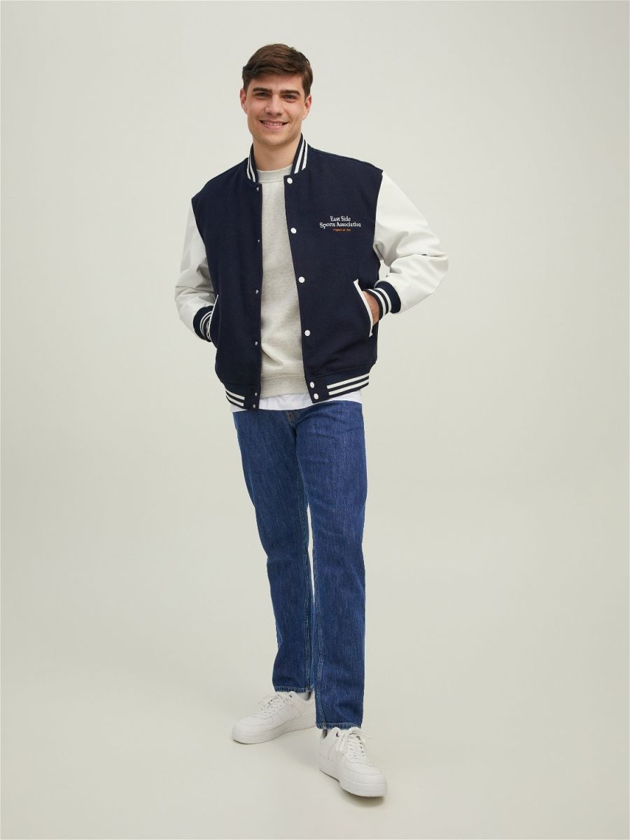JEANS Uomo JACK&JONES 12212820 MIKE BLUE DENIM