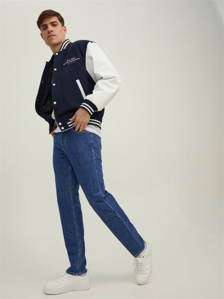 JEANS Uomo JACK&JONES 12212820 MIKE BLUE DENIM