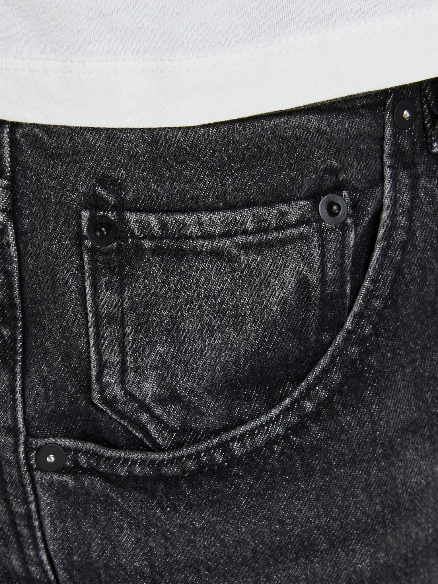 JEANS Uomo JACK&JONES 12219833 JJJFRANK JJLEEN BLACK DENIM