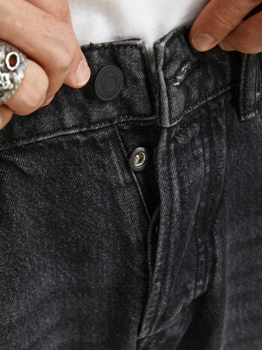 JEANS Uomo JACK&JONES 12219833 JJJFRANK JJLEEN BLACK DENIM