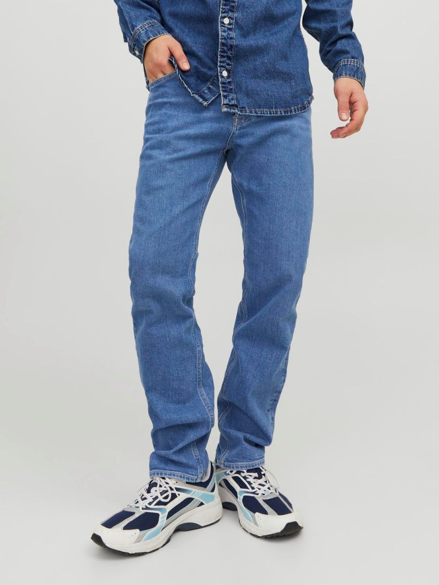 JEANS Uomo JACK&JONES 12242320 MIKE BLUE DENIM