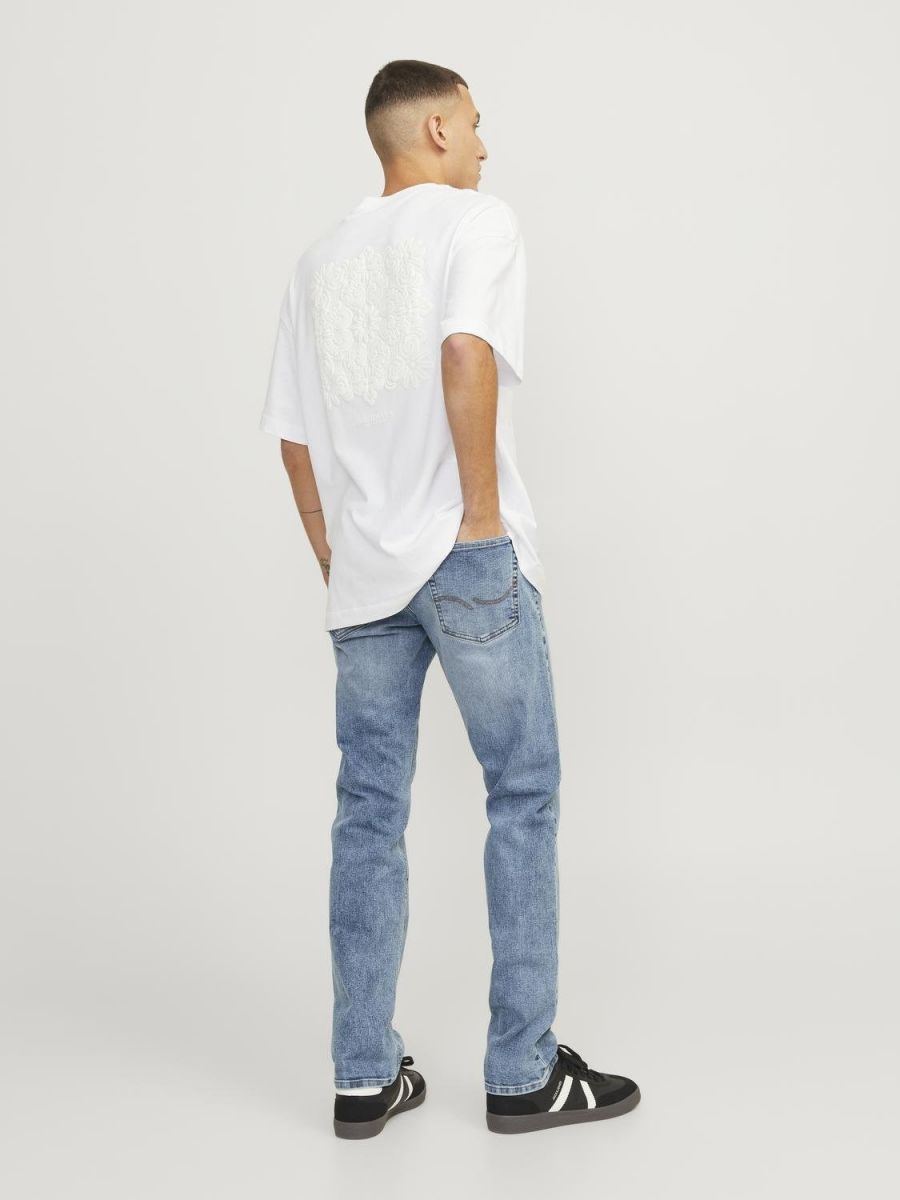 JEANS Uomo JACK&JONES 12249191 GLENN BLUE DENIM