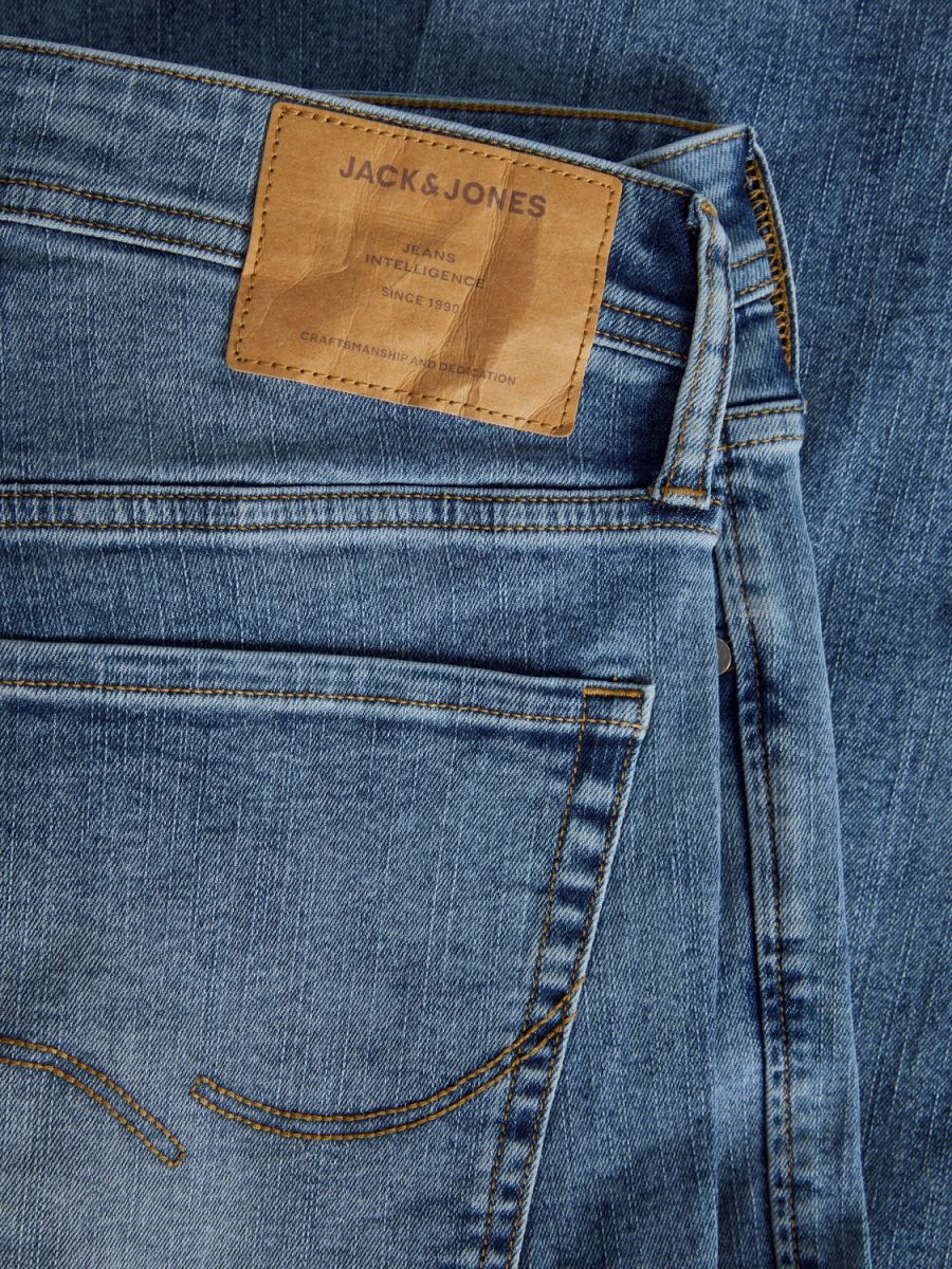 JEANS Uomo JACK&JONES 12249191 GLENN BLUE DENIM