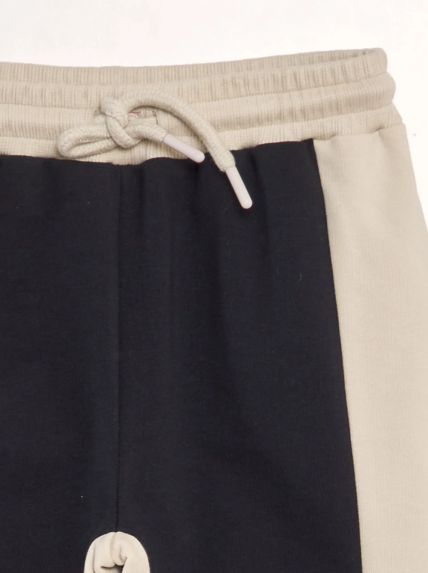 Joggers in tessuto felpato - BIANCO