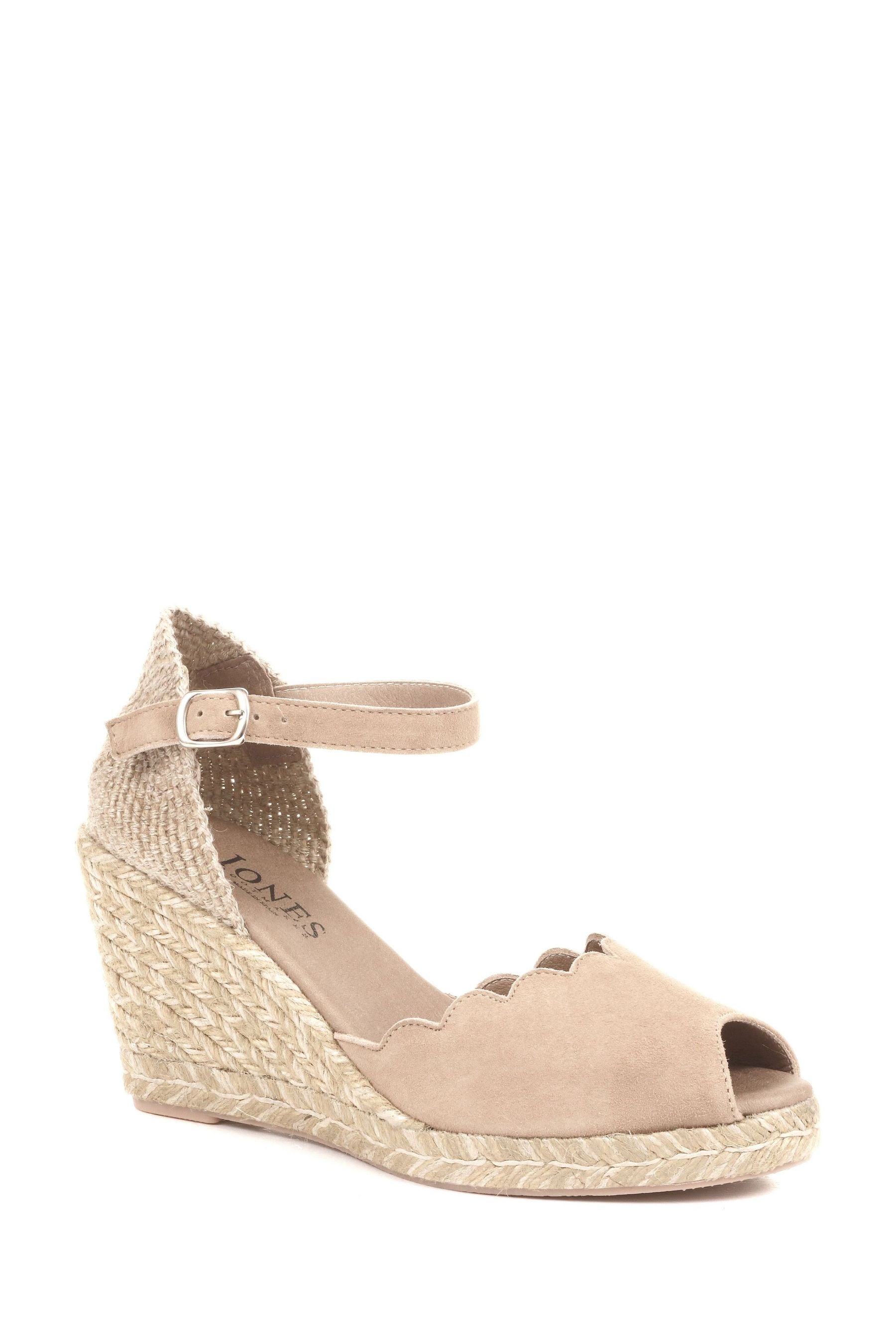 Jones Bootmaker - Alejandra - Sandali stile espadrillas con zeppa