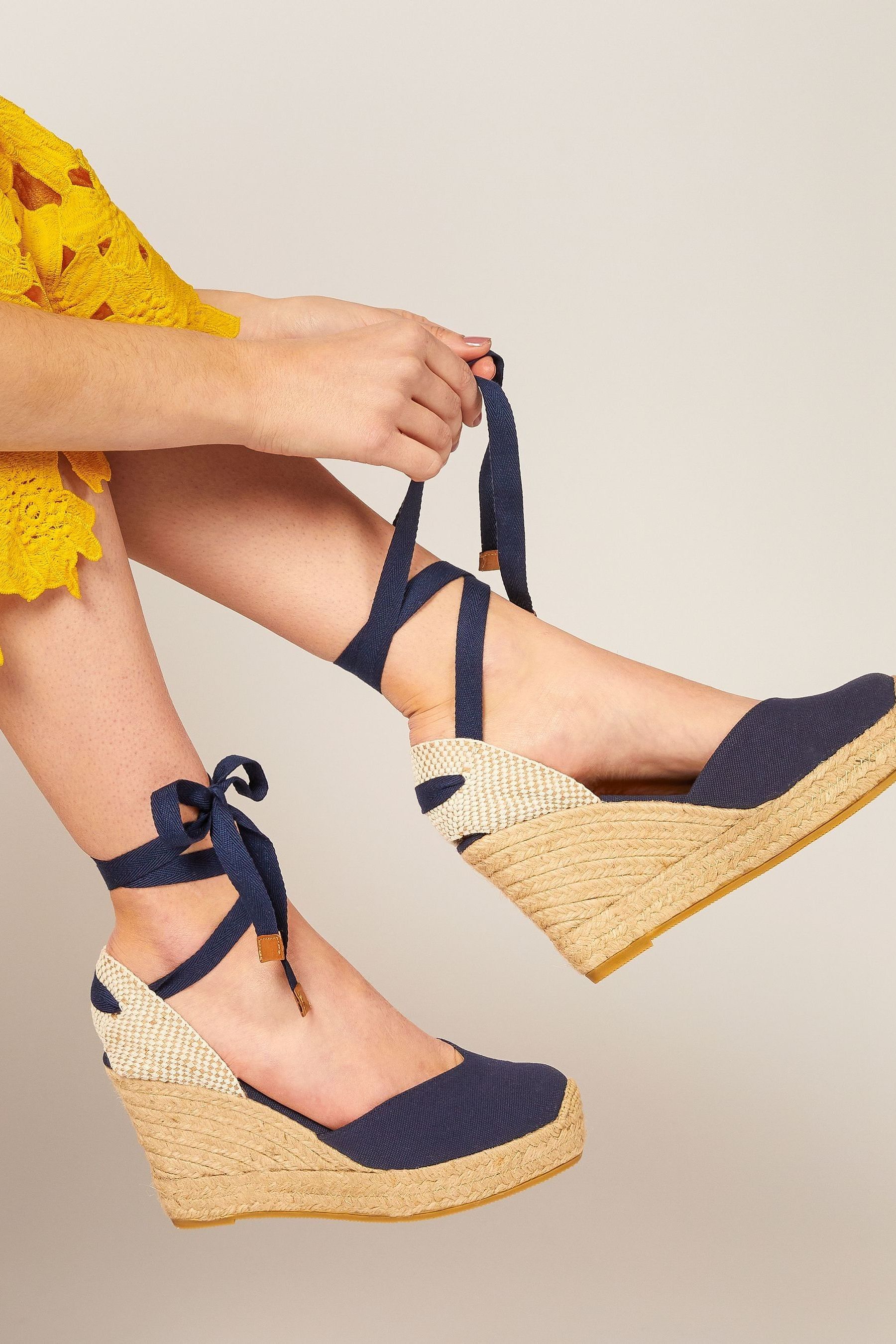 Jones Bootmaker - Alyssa - Espadrillas con zeppa donna