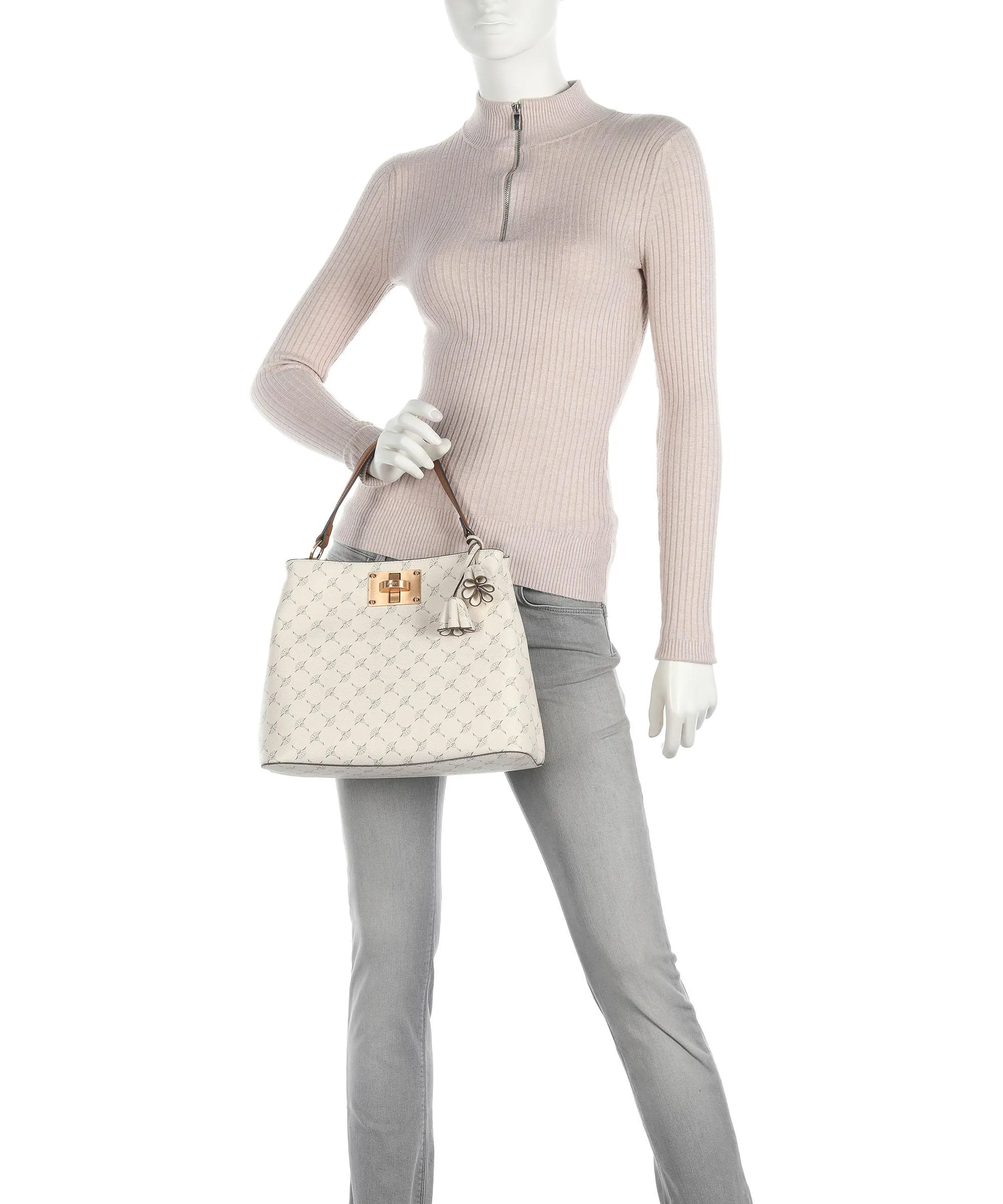  JOOP! Cortina Valli Borsa hobo pelle sintetica avorio  