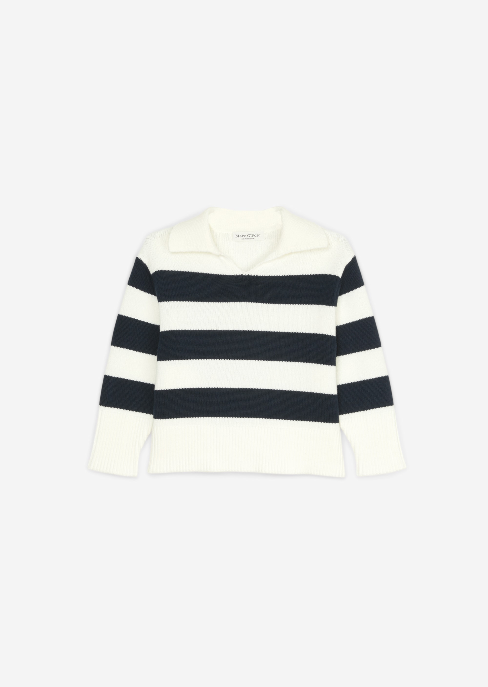 KIDS-GIRLS Pullover con colletto a polo e scollo a V