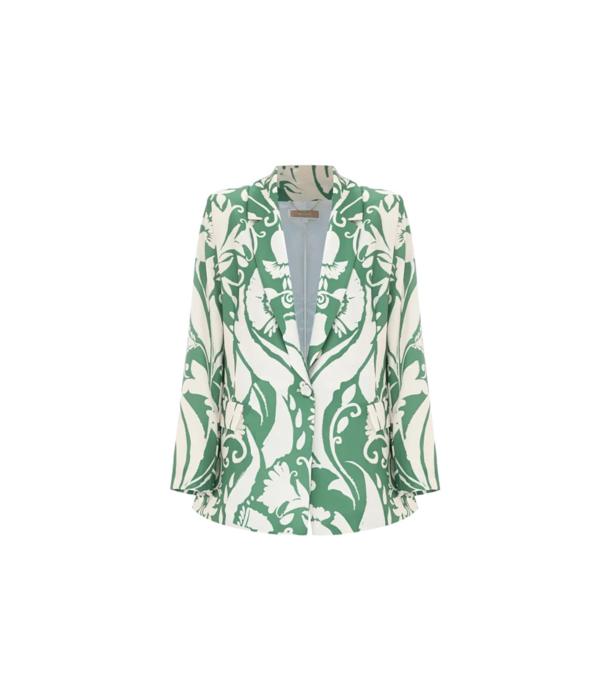 Kocca Donna Giacca Blazer A Fantasia Floreale Bicolor Yves
