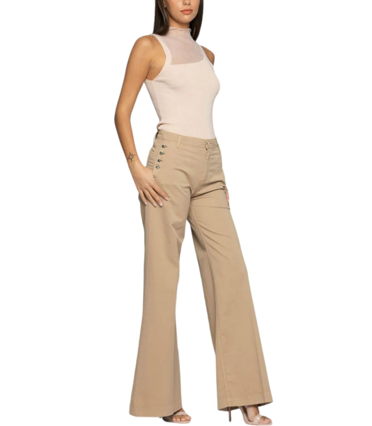 Kocca Donna Pantaloni  Wide Leg Rooney