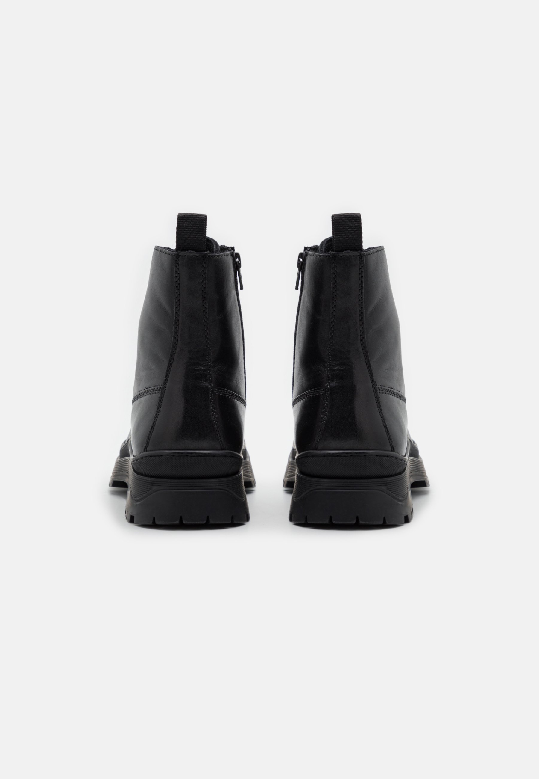 LEATHER - Stivaletti stringati