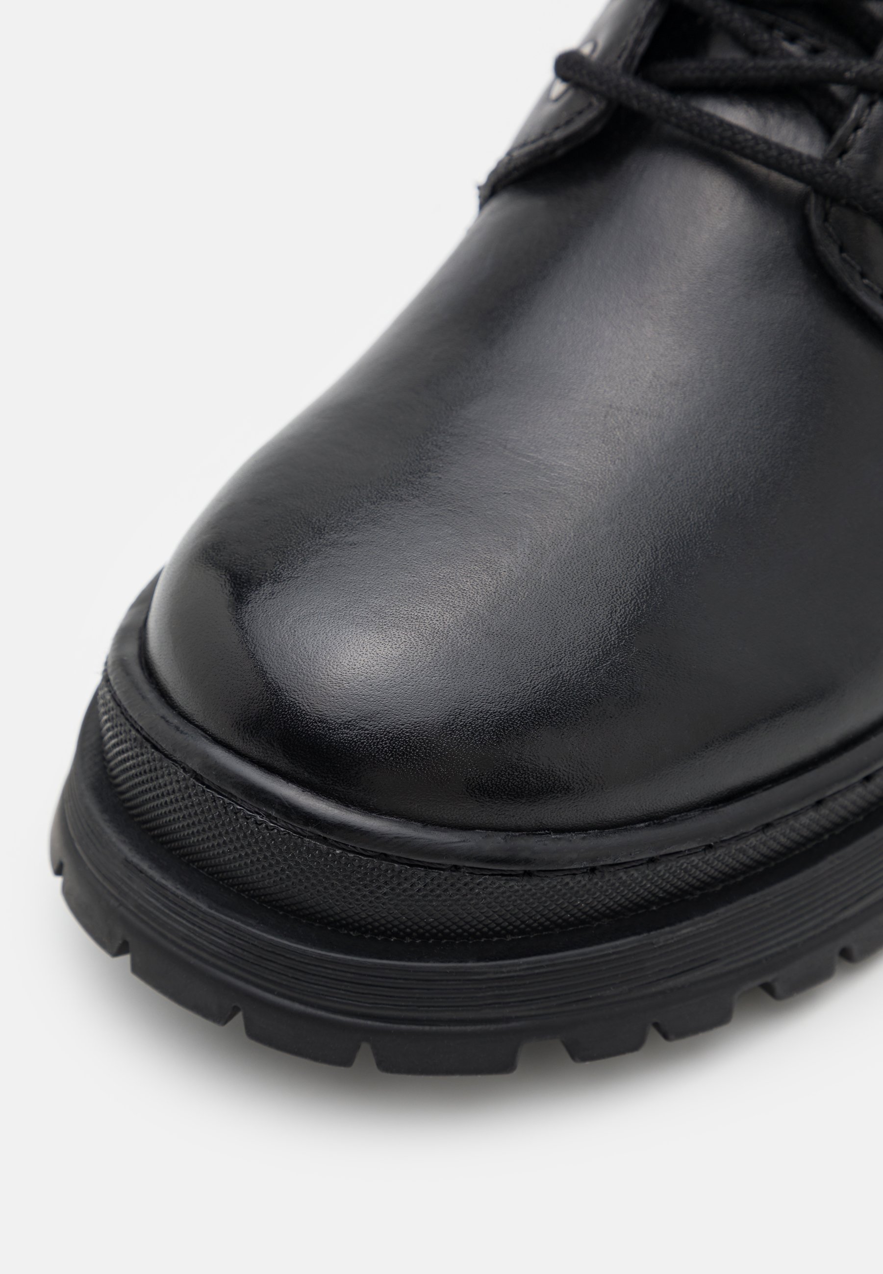 LEATHER - Stivaletti stringati
