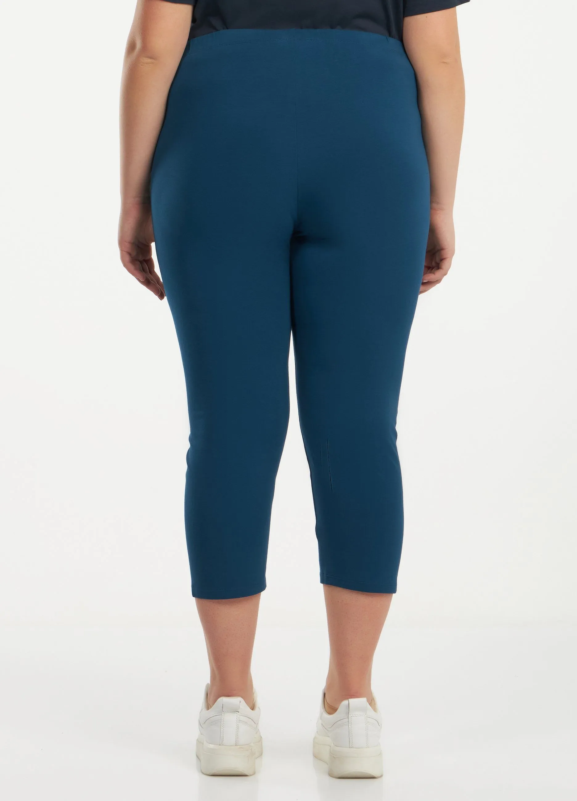 Leggings capri curvy donna
