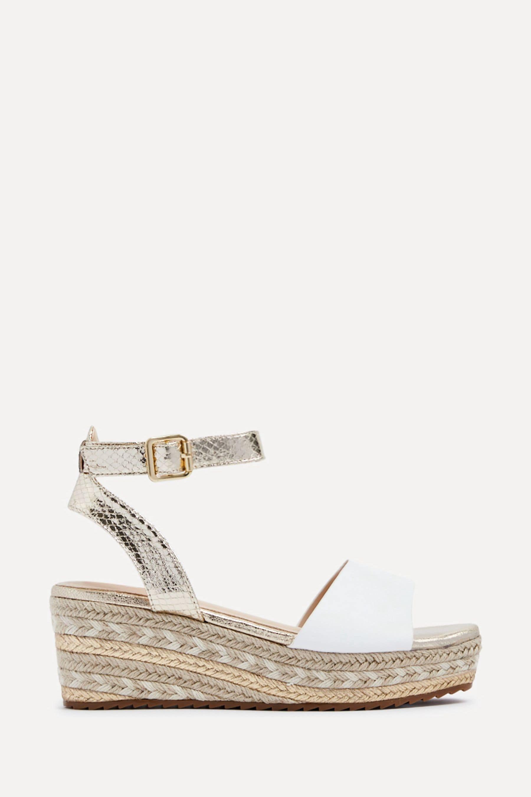 Linzi Malaga - Sandali flatform stile espadrillas decorate