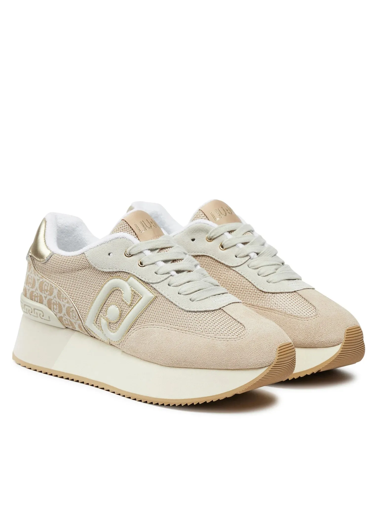 Liu jo Sneakers monogram e brighty mesh BF4037PX525S3412