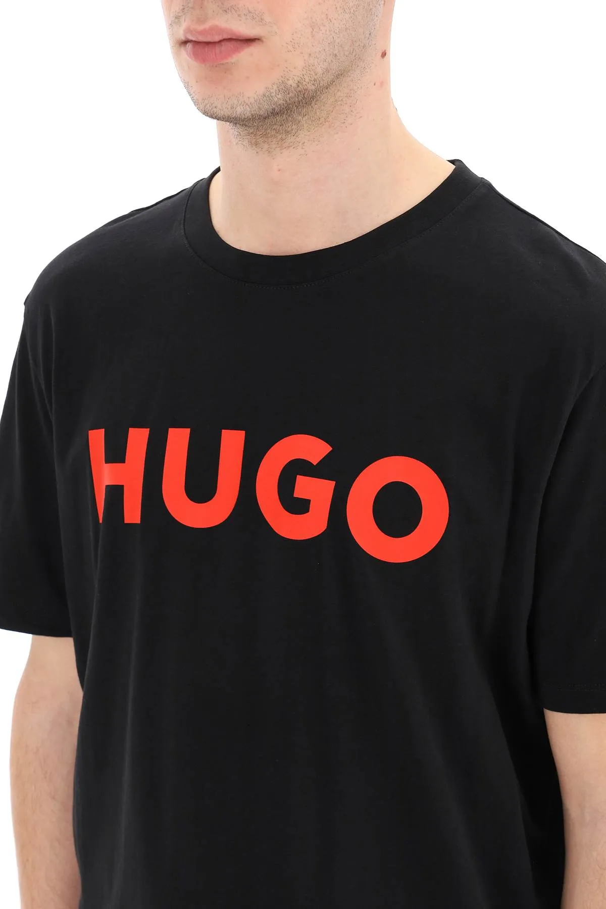 Maglietta con stampa a logo Hugo