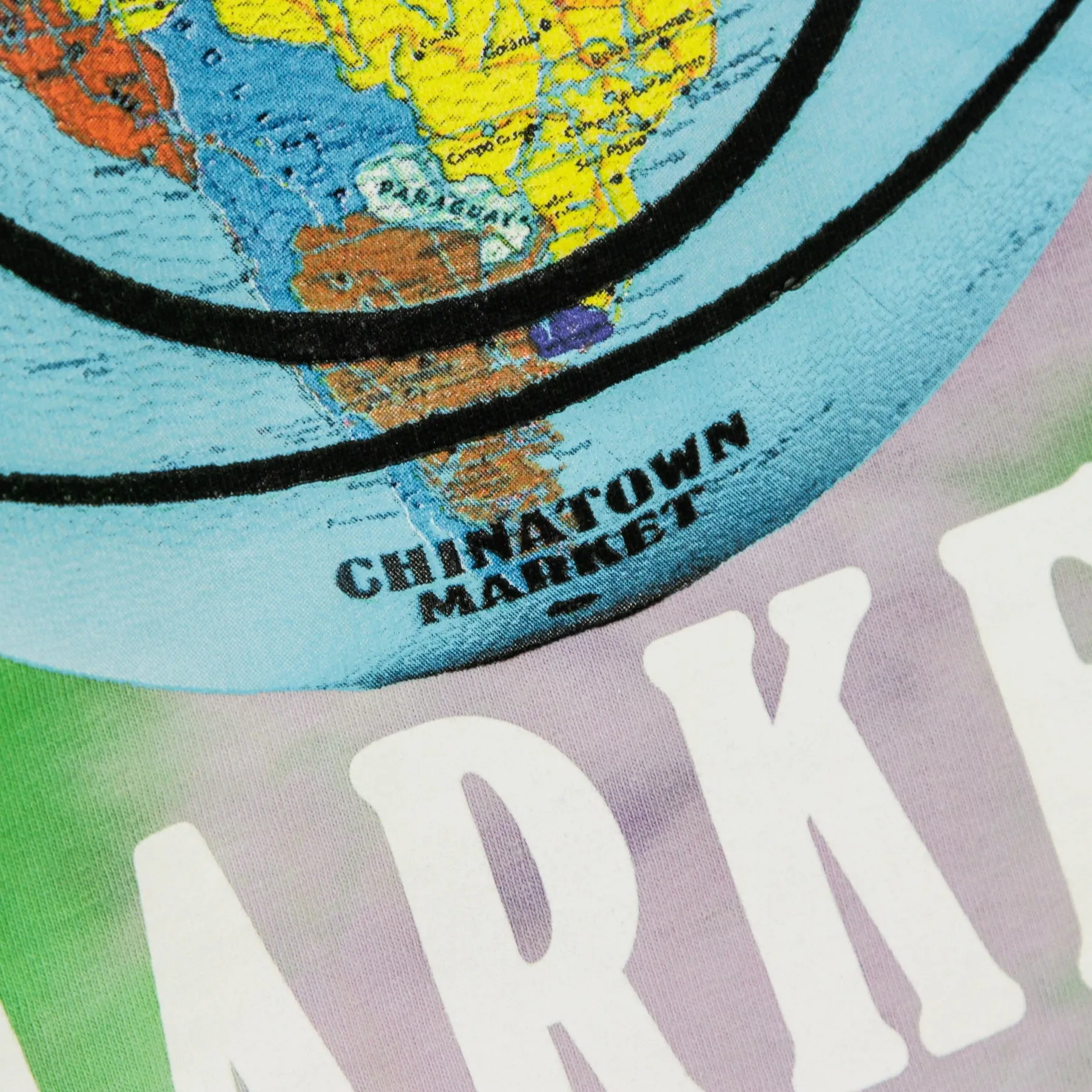 Maglietta Uomo Smiley Globe Ball Tie Dye