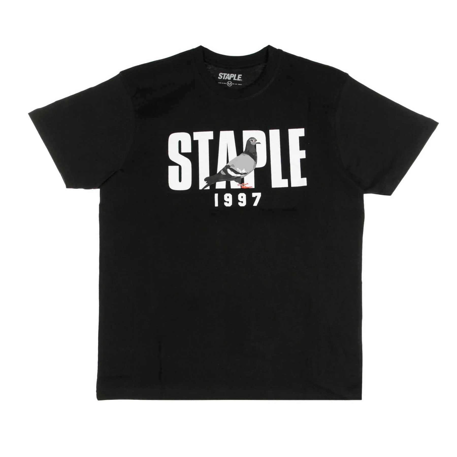 Maglietta Uomo Staple 1997 Logo Tee Black