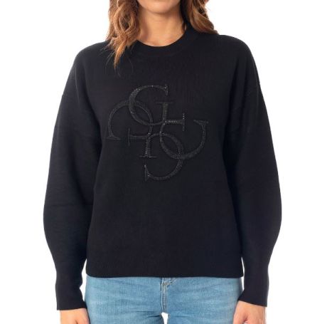 Maglione Guess W3BR27Z26I0 JBLK Nero