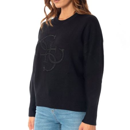 Maglione Guess W3BR27Z26I0 JBLK Nero