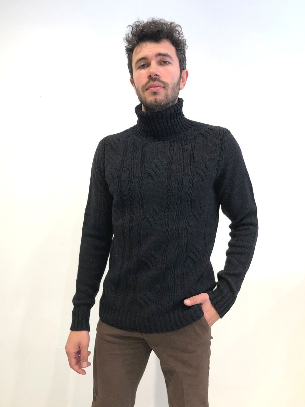 Maglione trecce