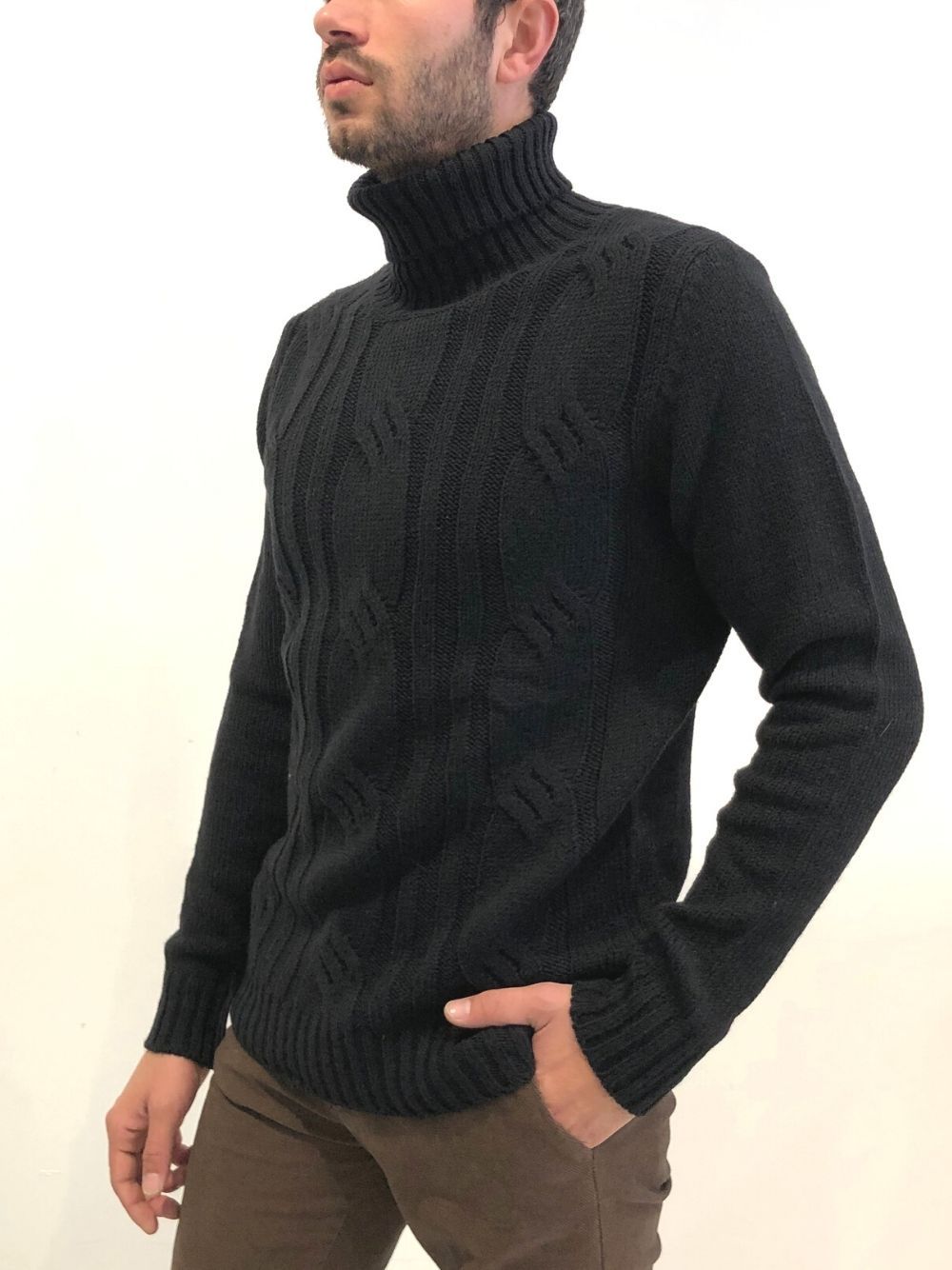 Maglione trecce