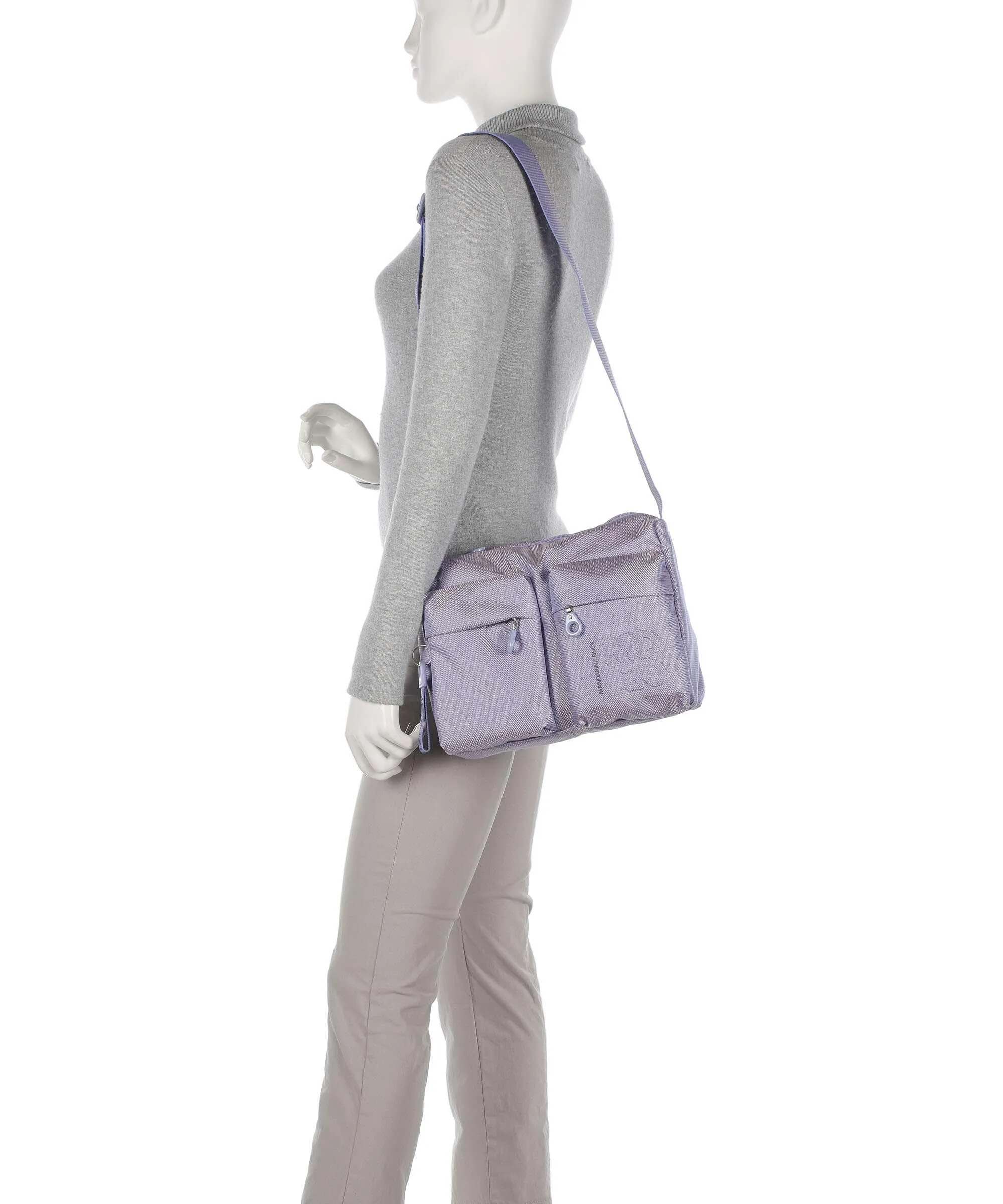  Mandarina Duck MD20 Borsa a spalla poliestere viola  