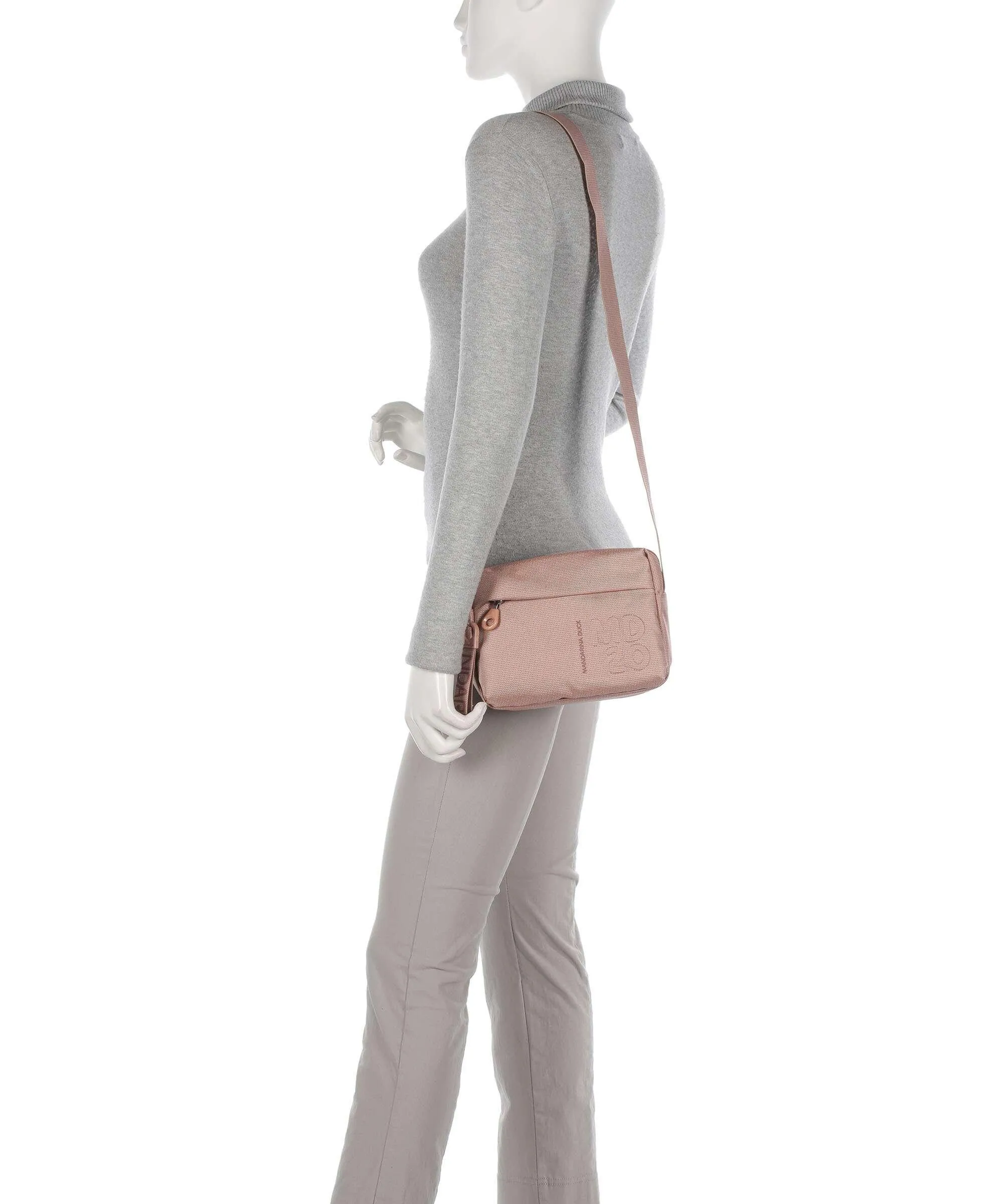  Mandarina Duck MD20 Borsa a tracolla poliestere rosa antico  