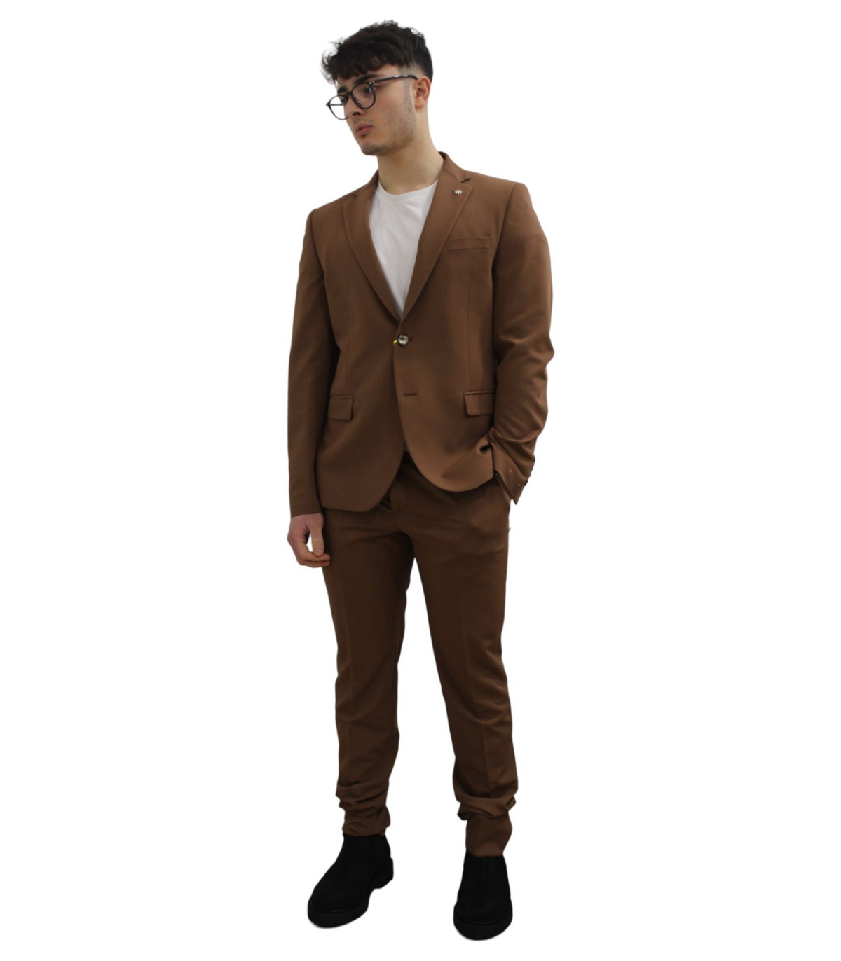 Manuel Ritz Uomo Abito Completo Elegante