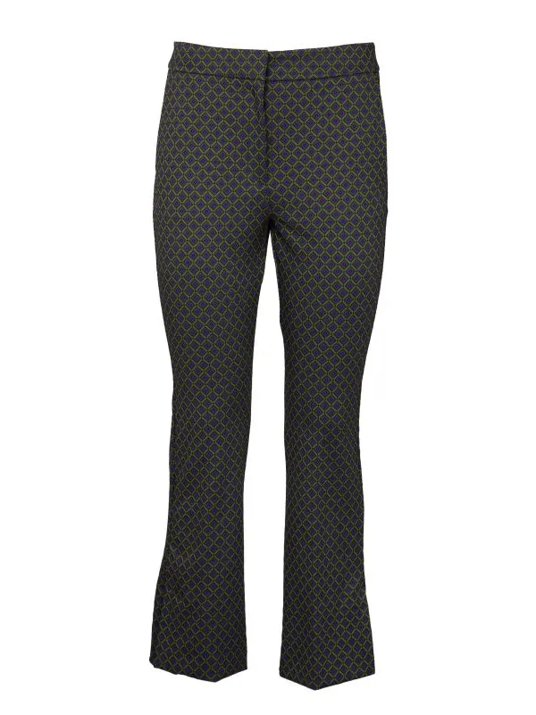 Marella Pantalone da Donna in Jersey con Microfantasia    