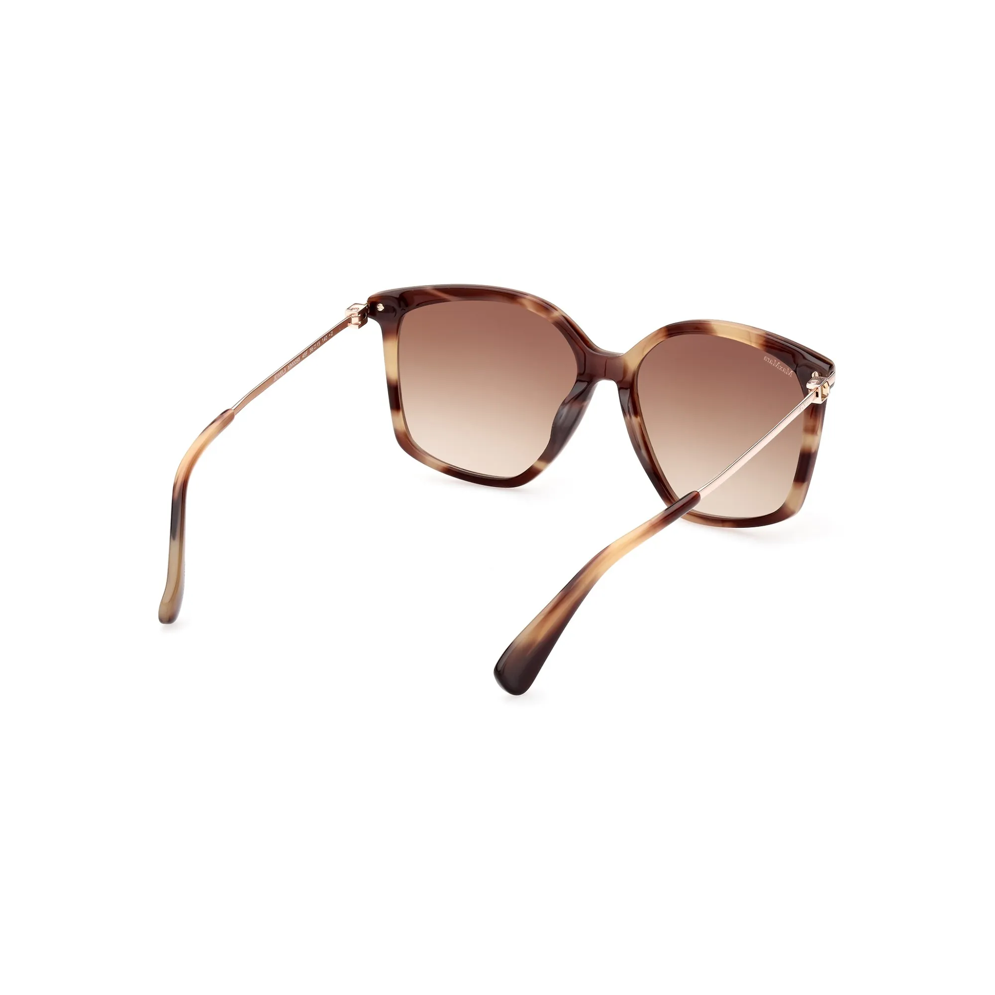   Max Mara MM 0055 JEWEL3 - 48F Marrone Scuro Lucido | Occhiale Da Sole Donna 